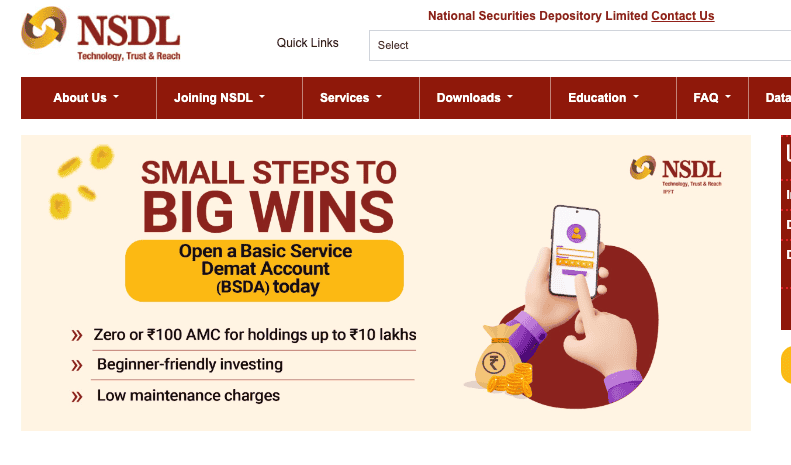 nsdl website