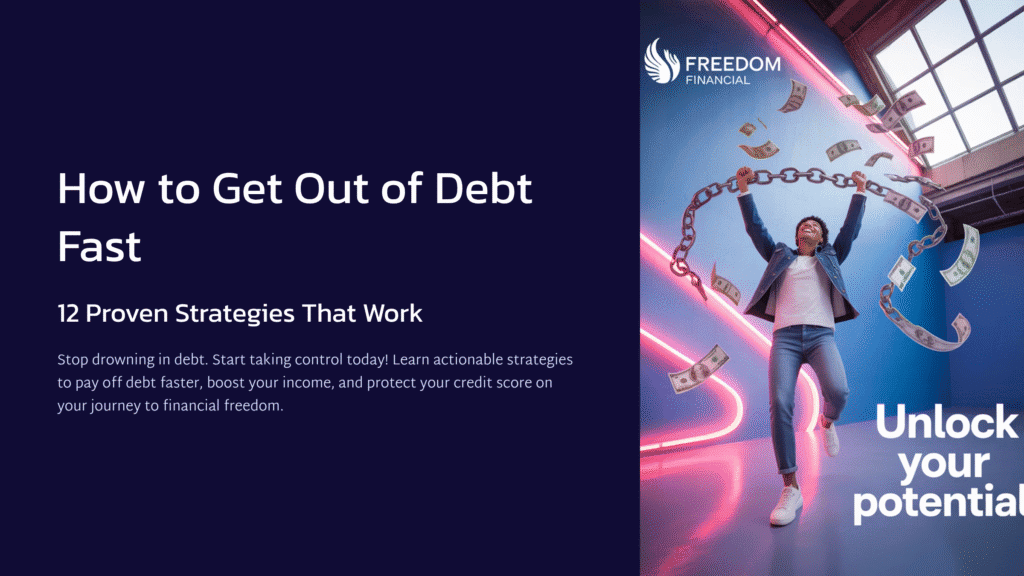 how to get out of debt