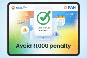 pan aadhaar link status