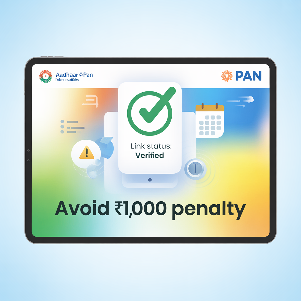 pan aadhaar link status