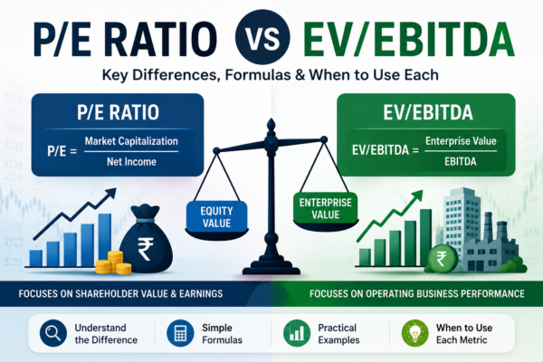 P/E Ratio vs EV/EBITDA