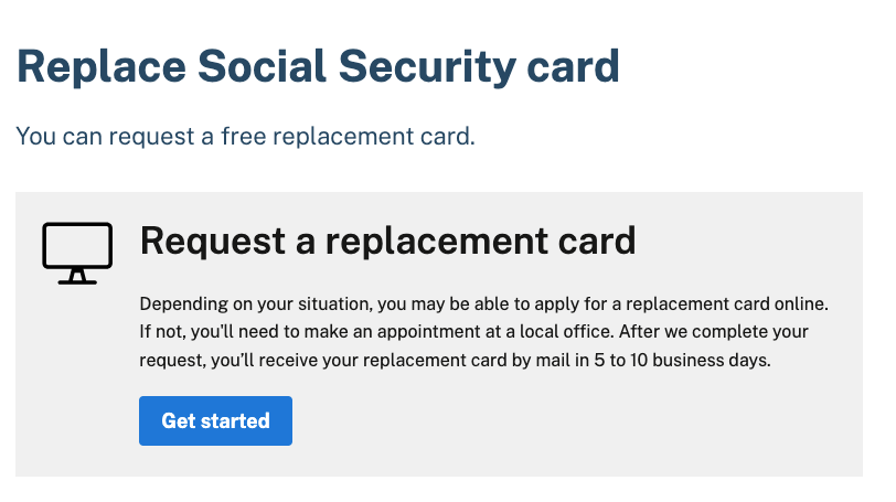 How to Get a New Social Security Card (Online or In Person) 2 REPLACE SOCIAL SECURITY CARD