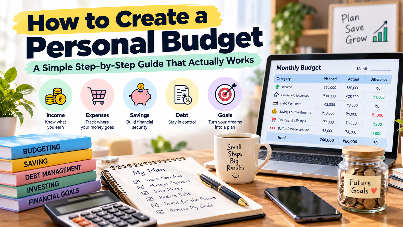 How to Create a Personal Budget: A Simple Step-by-Step Guide That Actually Works 1 how to create a personal budget